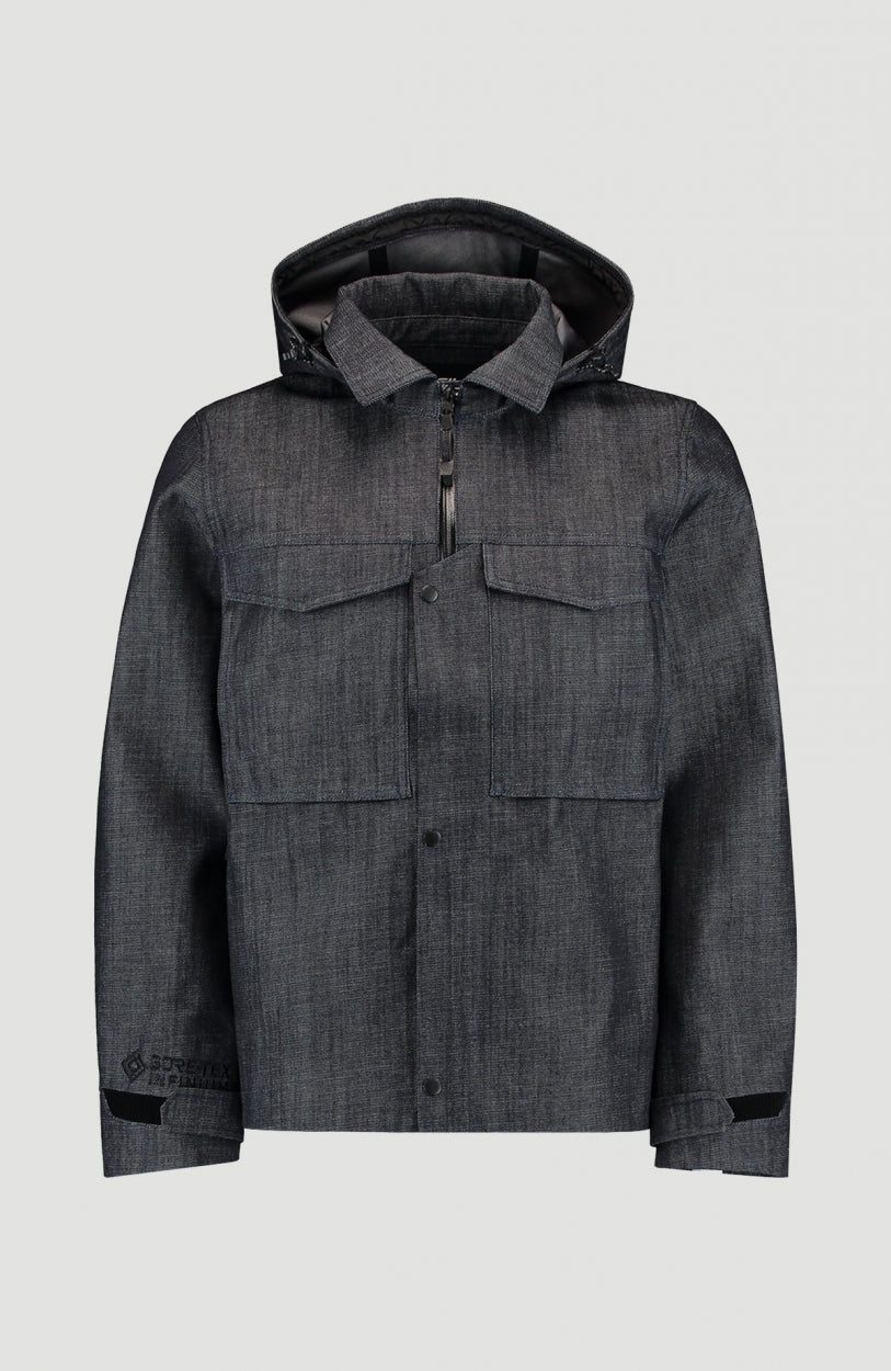 GORE-TEX Denim Kickstart Snow Jacket | Ink Blue -A