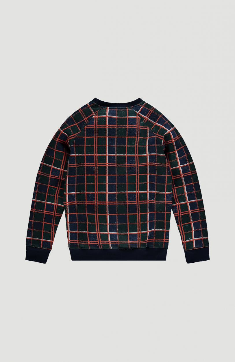 Diversity All Over Print Crew Neck Sweatshirt | Blue With Yellow
