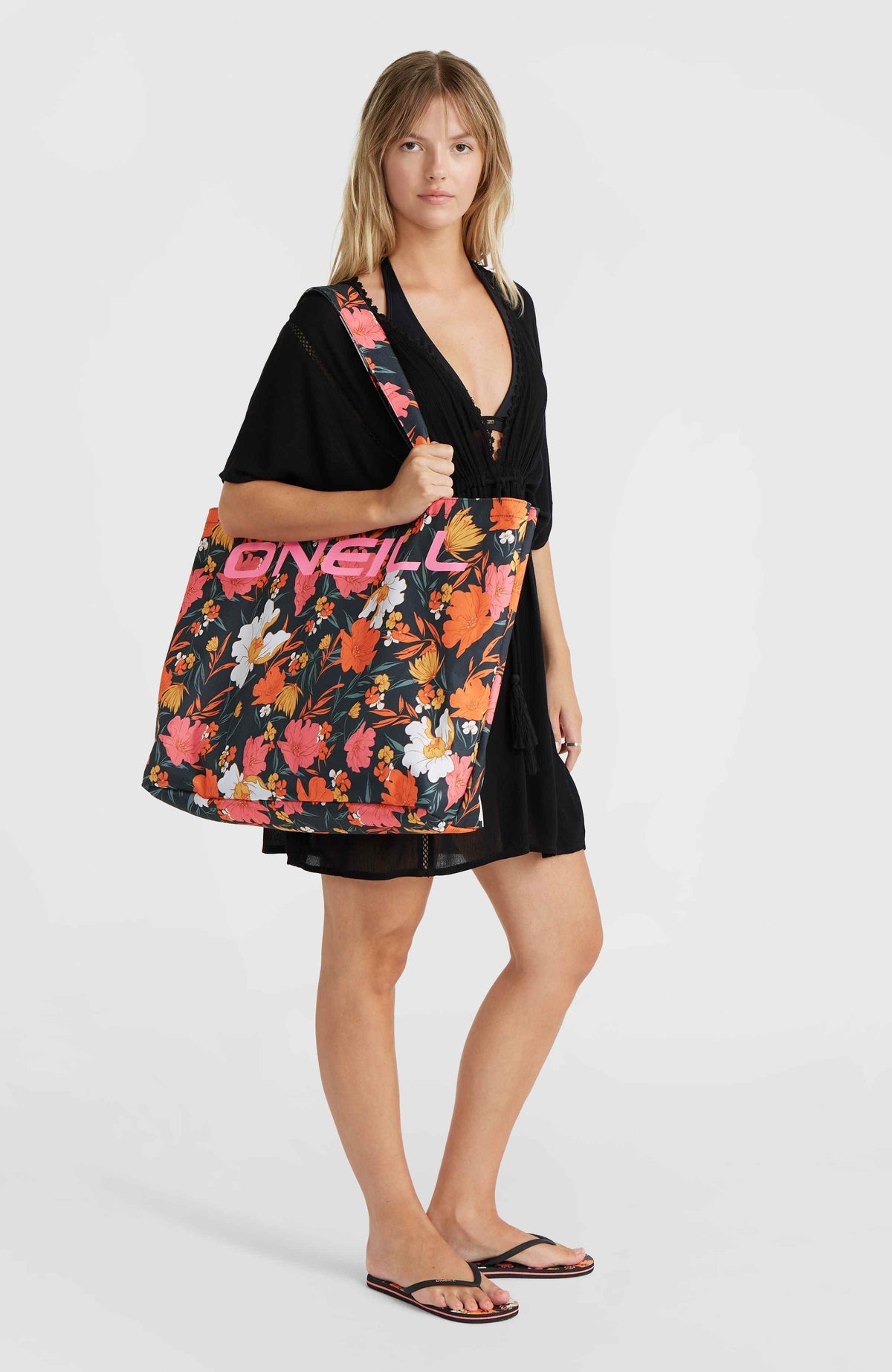 Tote bag Coastal Print | Black Bluemchen