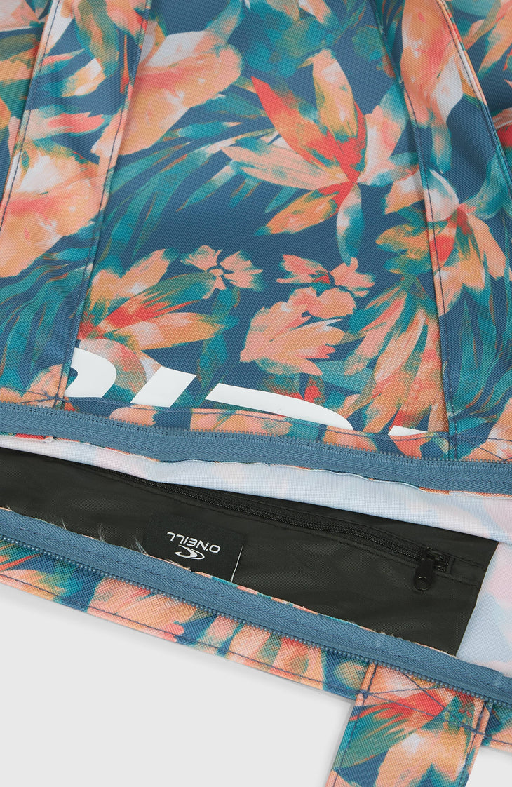 Tote bag Coastal Print | Blue Painted Tropics