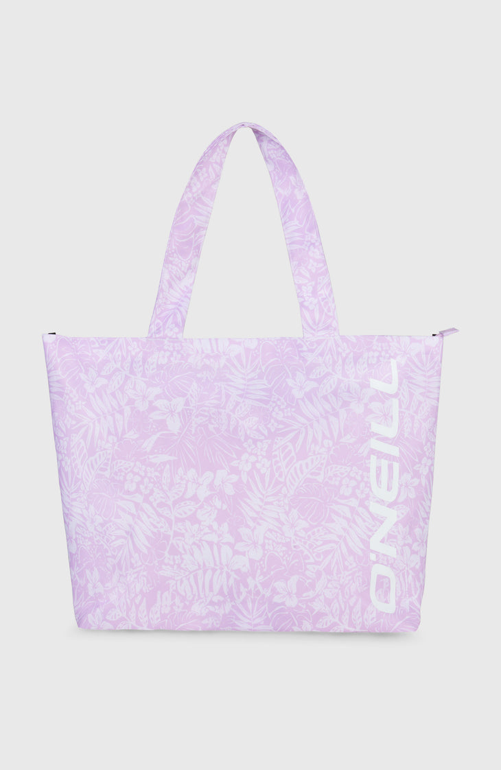 Tote bag Coastal Print | Purple Island Sky