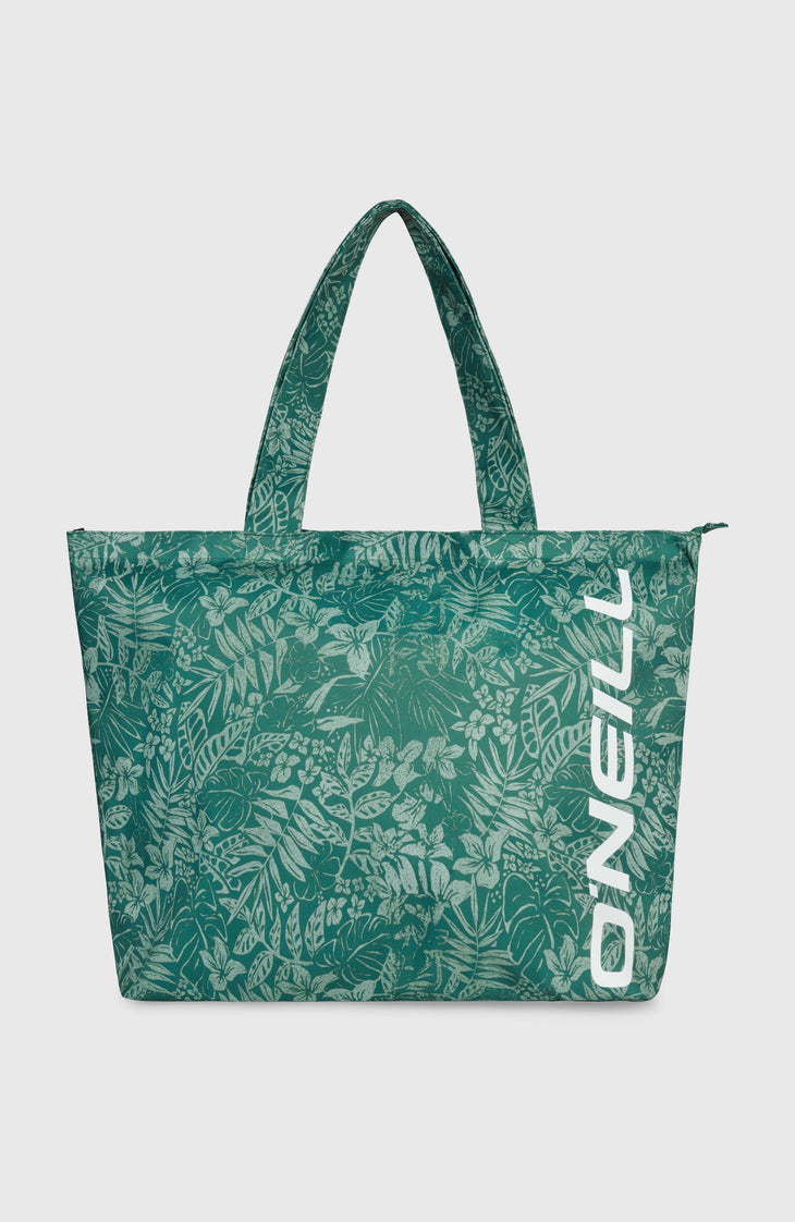 Tote bag Coastal Print | Green Island Sky