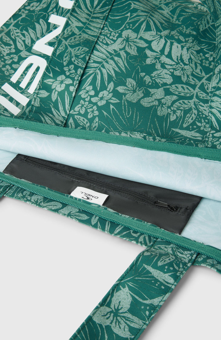 Tote bag Coastal Print | Green Island Sky