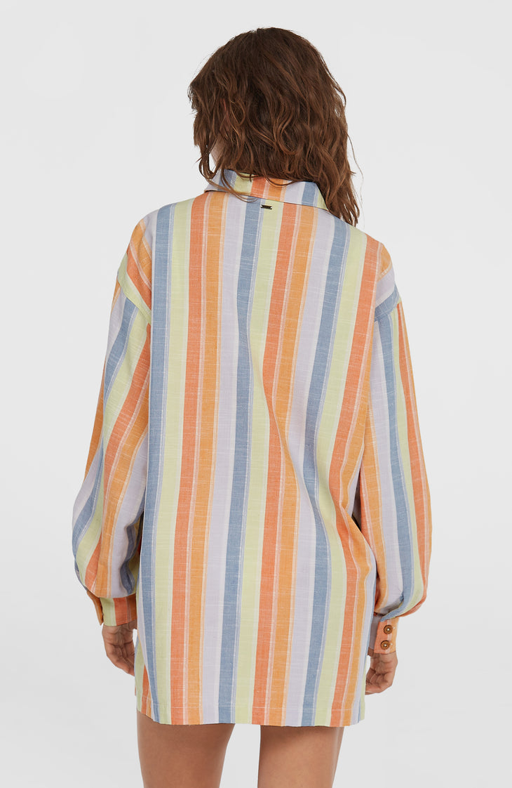 Chemise longue Beach Vintage | Vintage Stripe