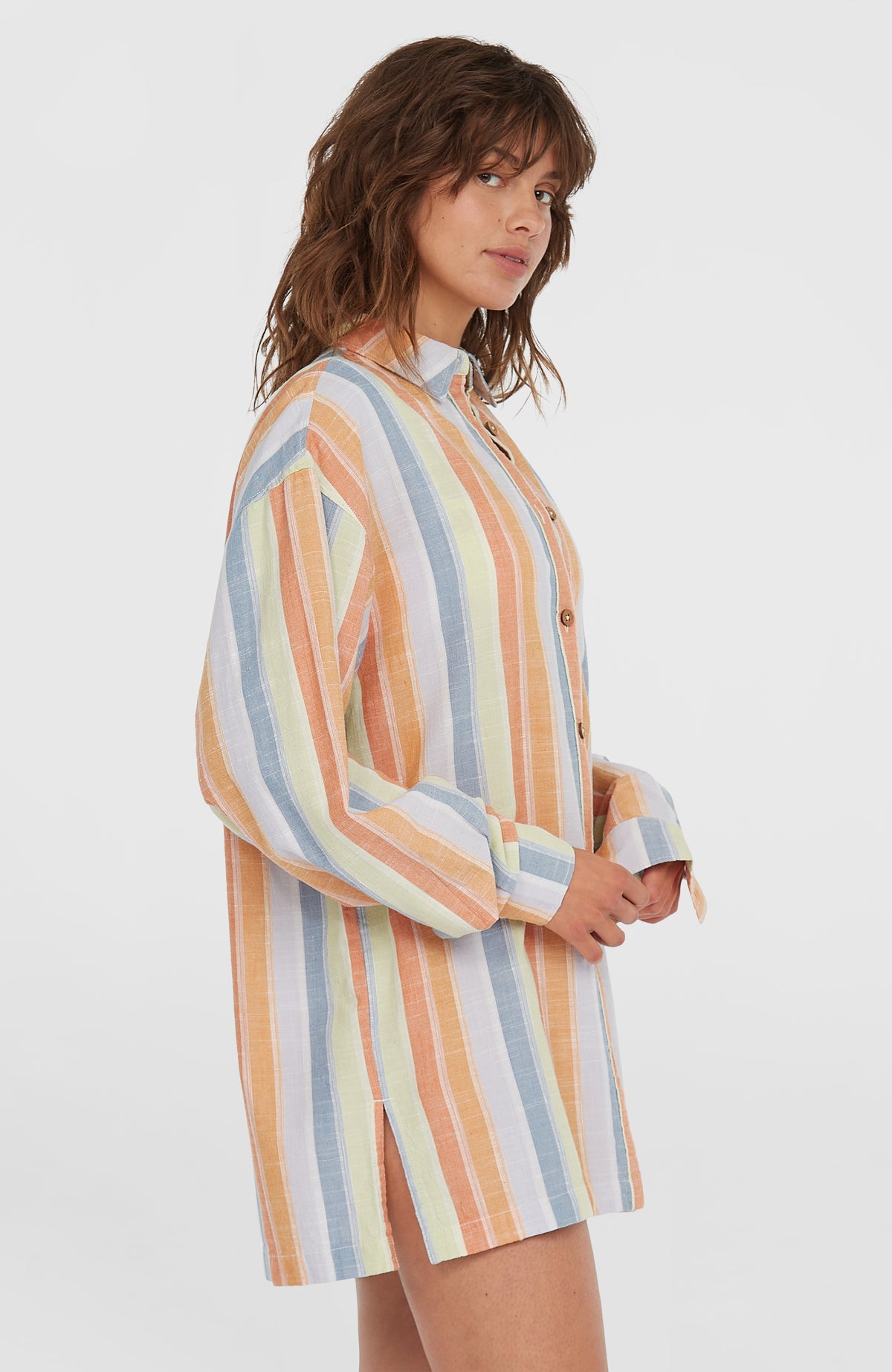 Chemise longue Beach Vintage | Vintage Stripe