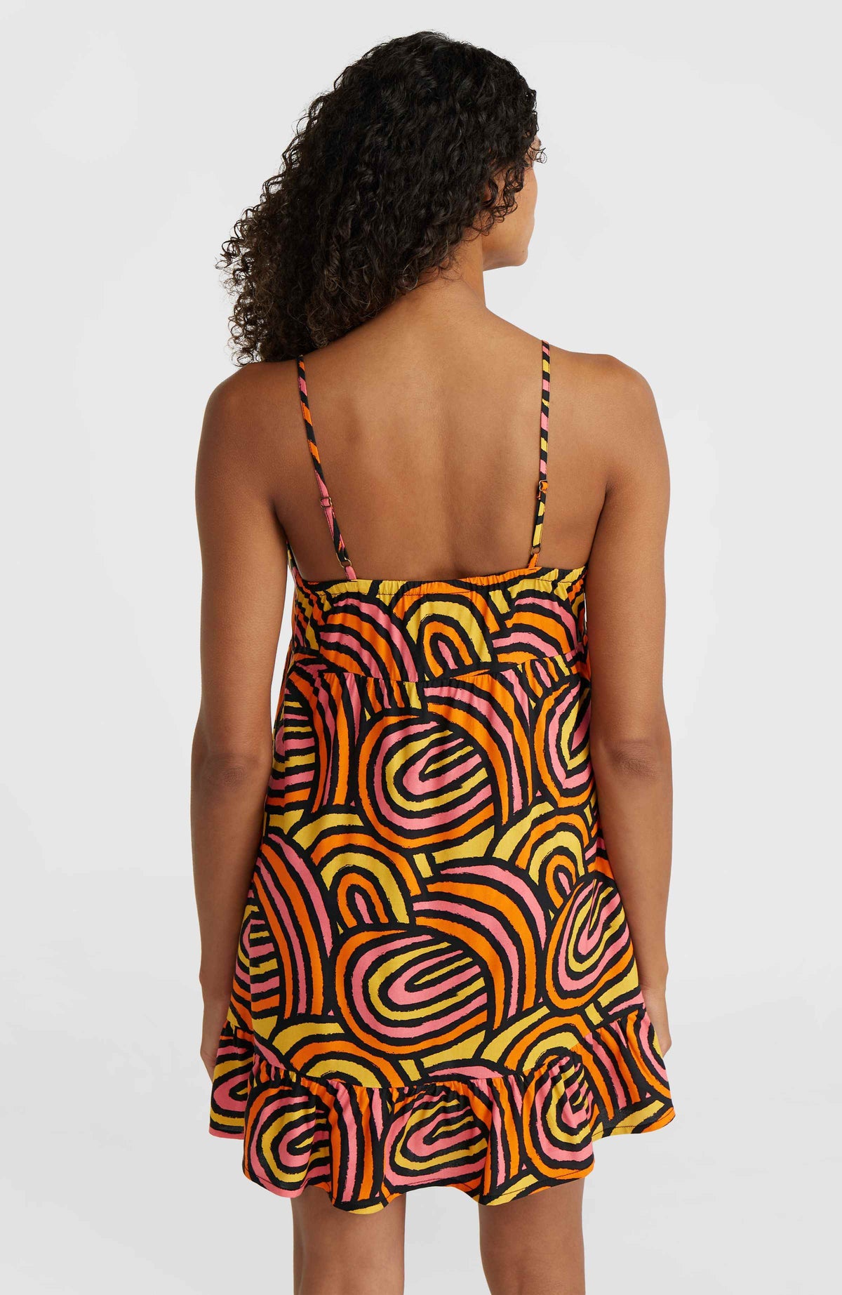 Robe Malu Beach | Orange Rainbow Stripe