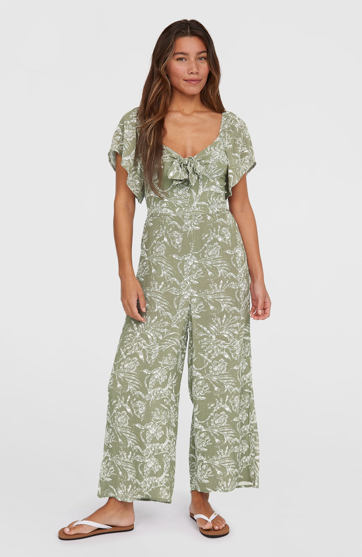 Combinaison Kesia | Green Textured Jungle