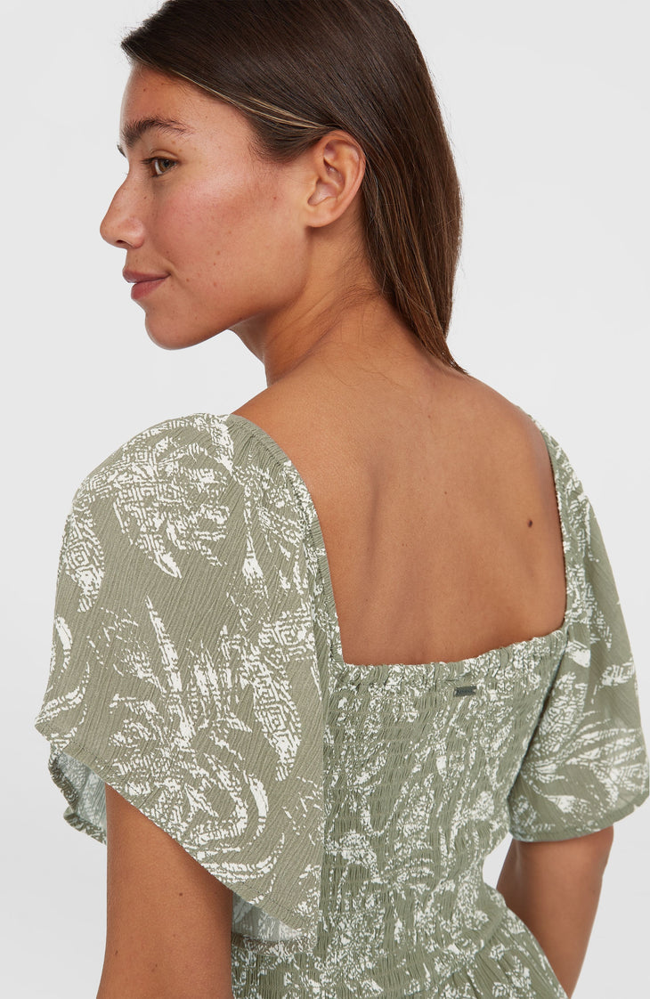 Combinaison Kesia | Green Textured Jungle