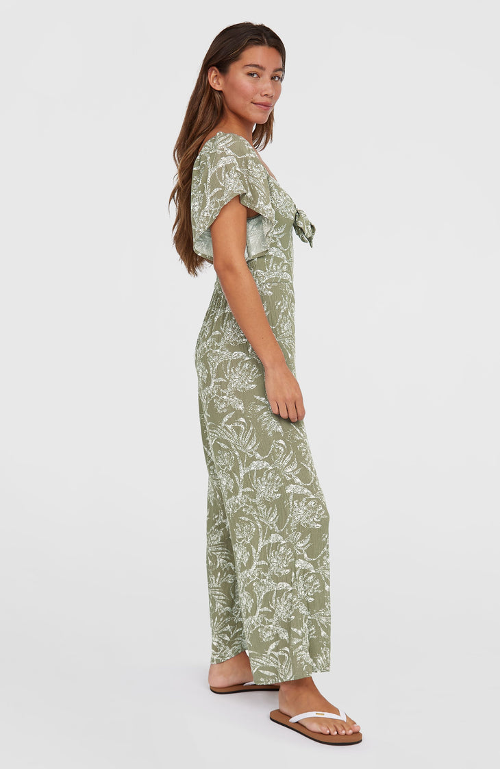 Combinaison Kesia | Green Textured Jungle
