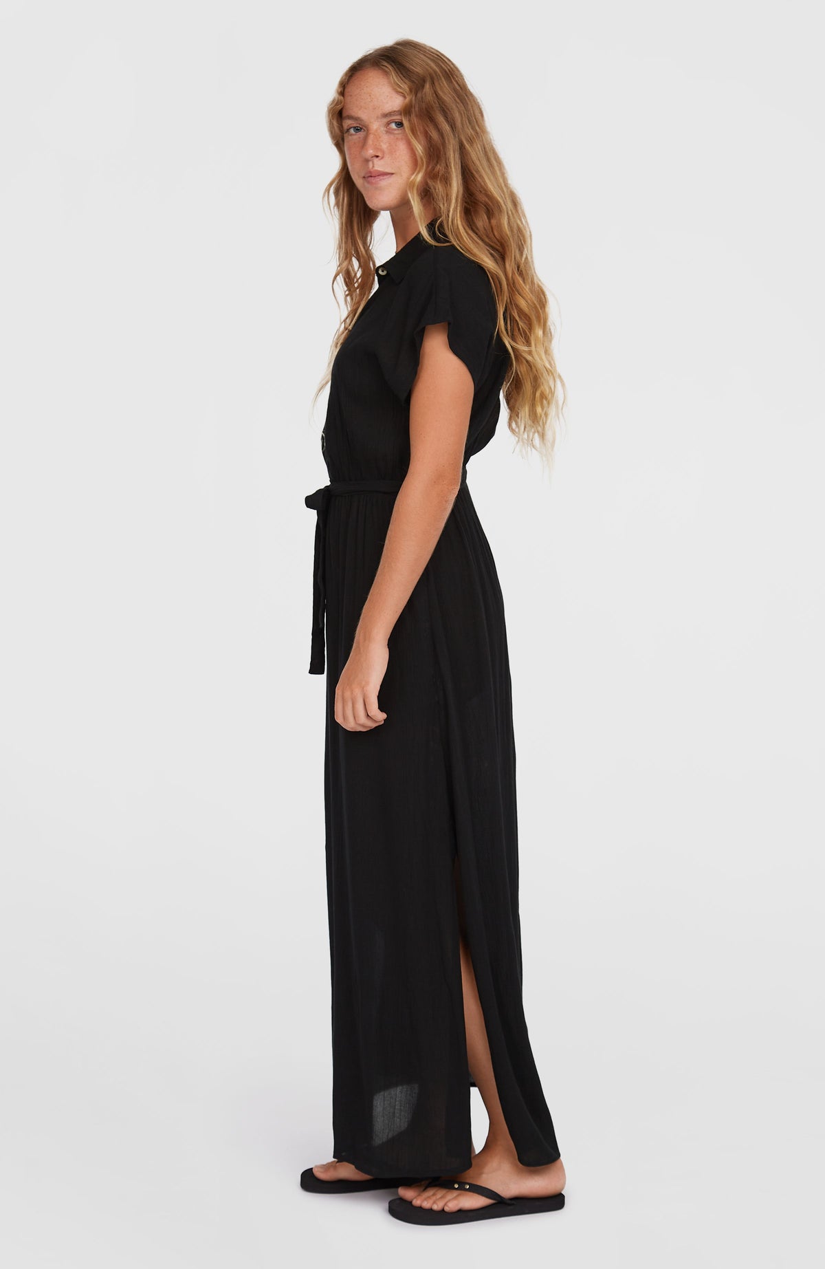 Robe chemise longue Lori | Black Out