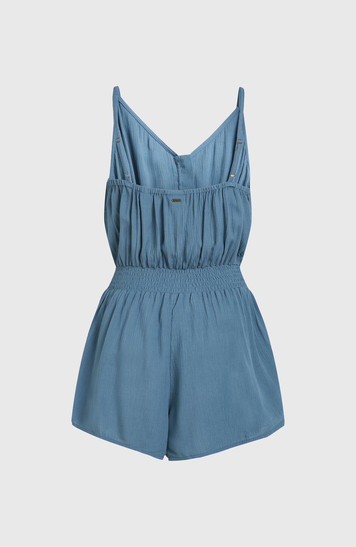 Combishort boutonnée à fines bretelles | Copen Blue