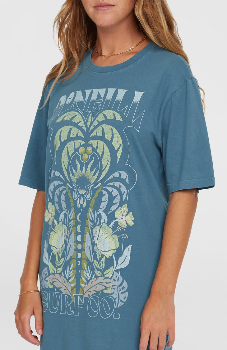 Robe T-shirt Beach Vintage | Copen Blue