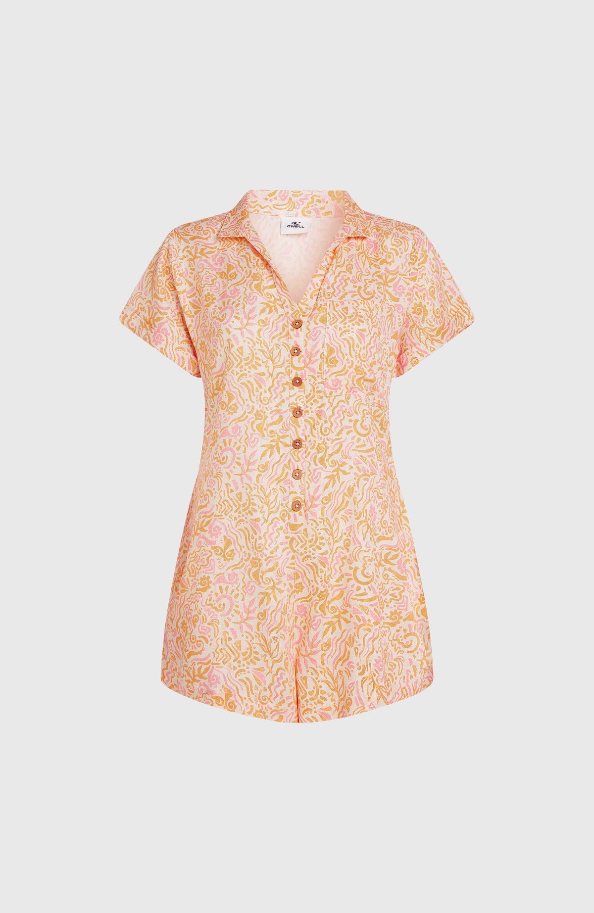 Combishort Women of the Wave | White Abstract Wave