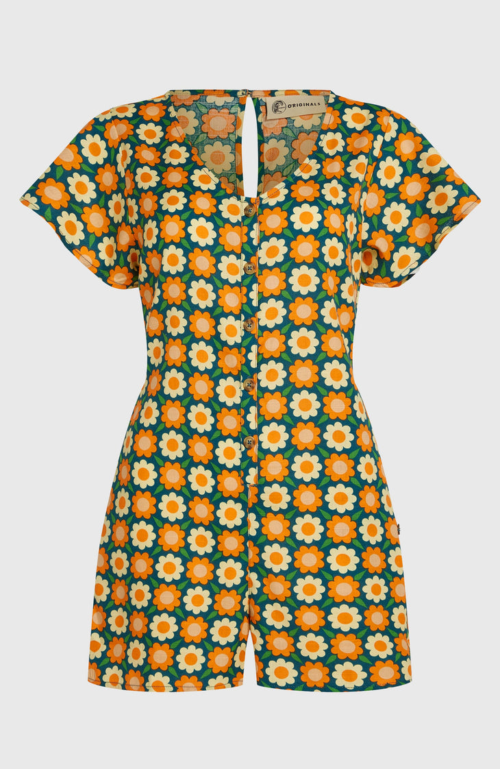 Combishort O'Riginals | Green Retro Flower