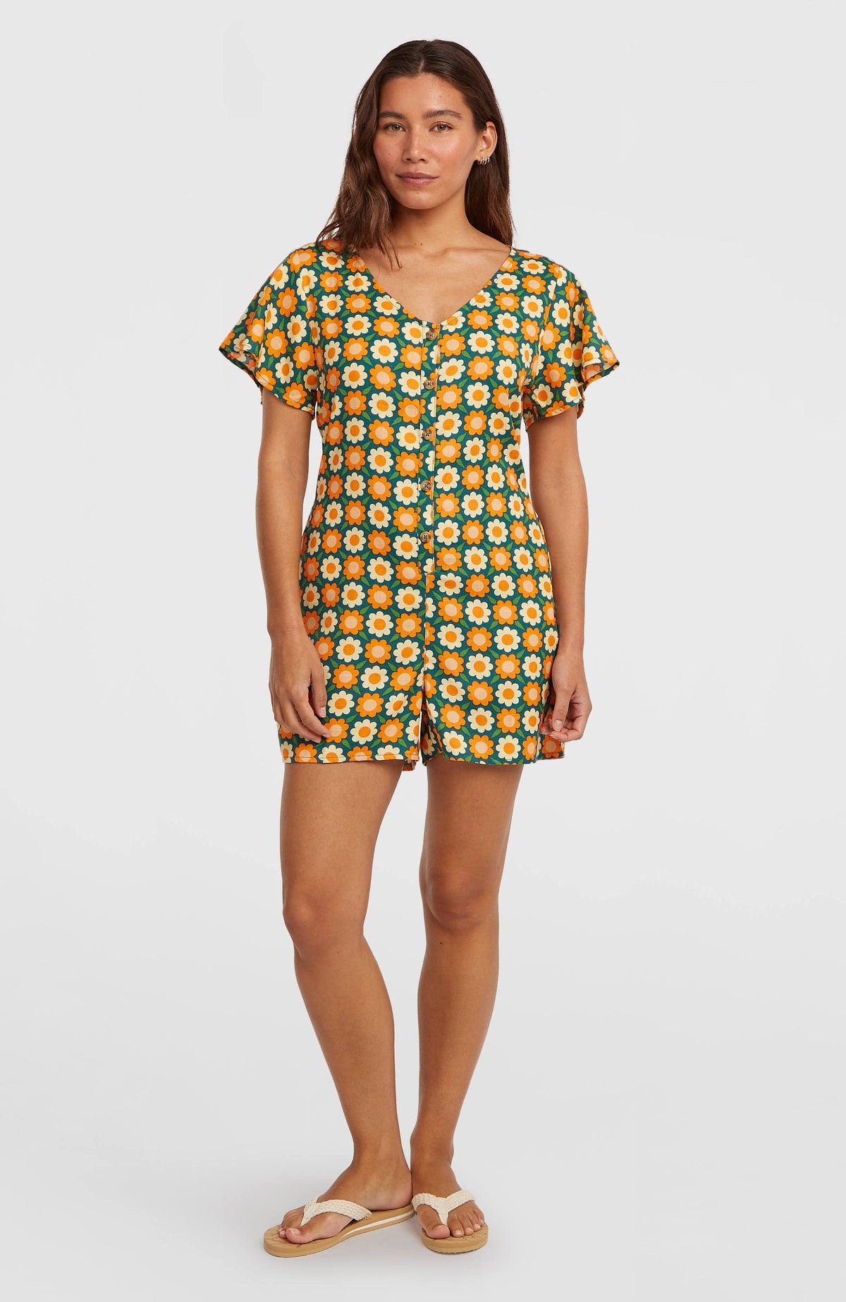 Combishort O'Riginals | Green Retro Flower