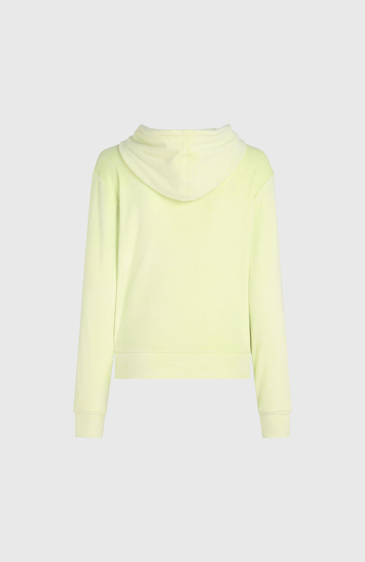 Polaire à capuche Velour | Lime Wash