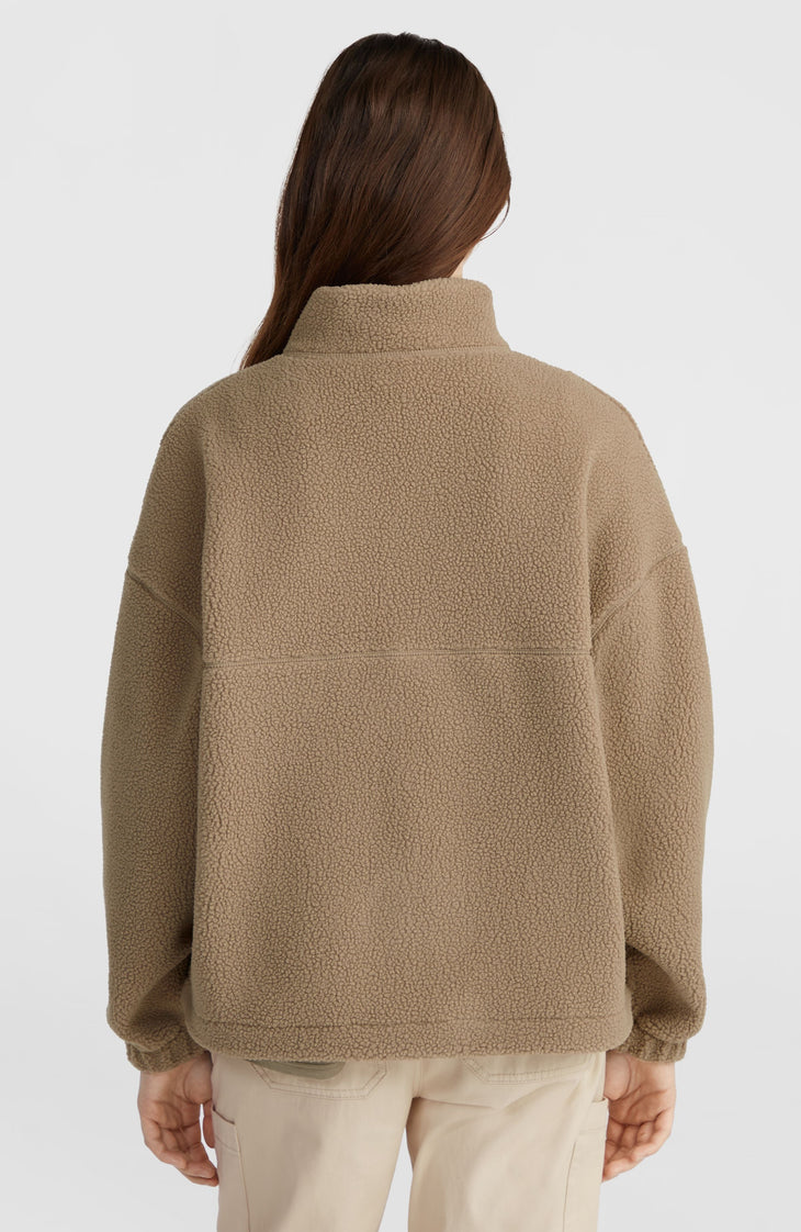 Polaire à poils longs et zip intégral | Concrete