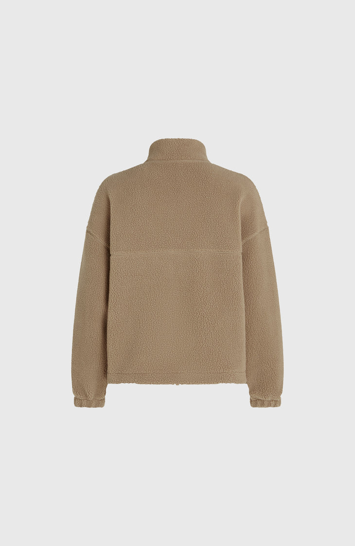 Polaire à poils longs et zip intégral | Concrete