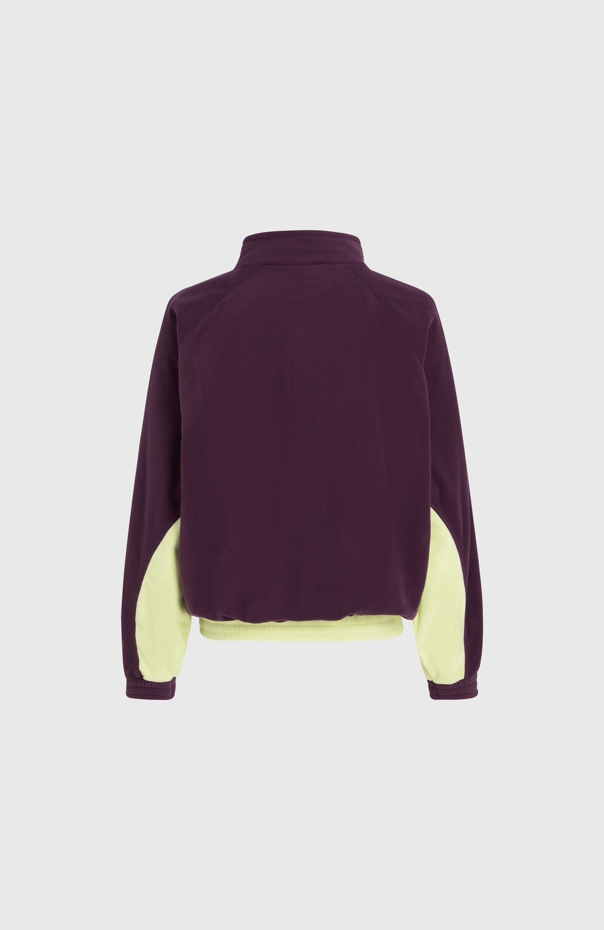 Polaire O'Riginals Polartec® 100 demi-zip | Aubergine Colour Block