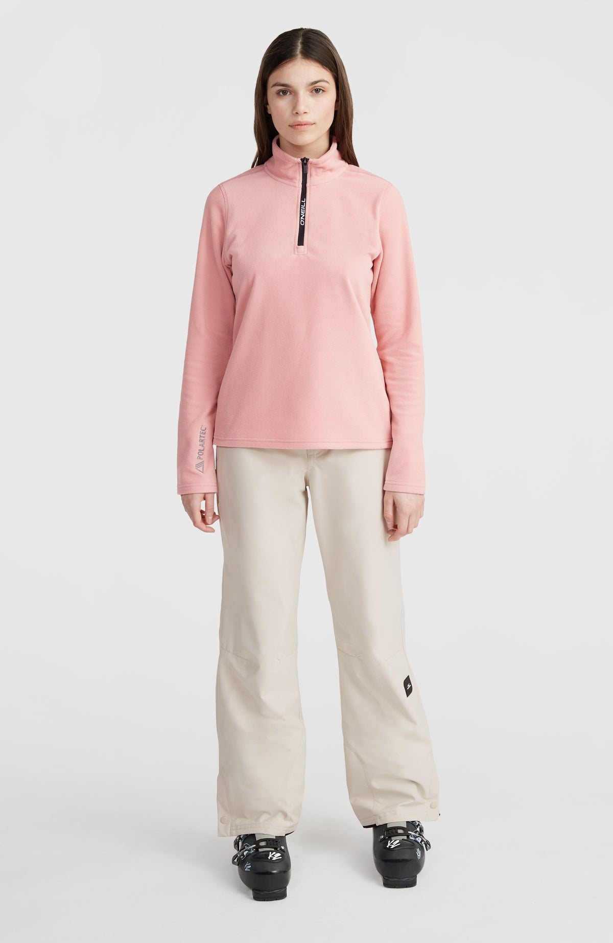 Polaire Jack's Polartec® 100 à col demi-zip | Genuine Pink