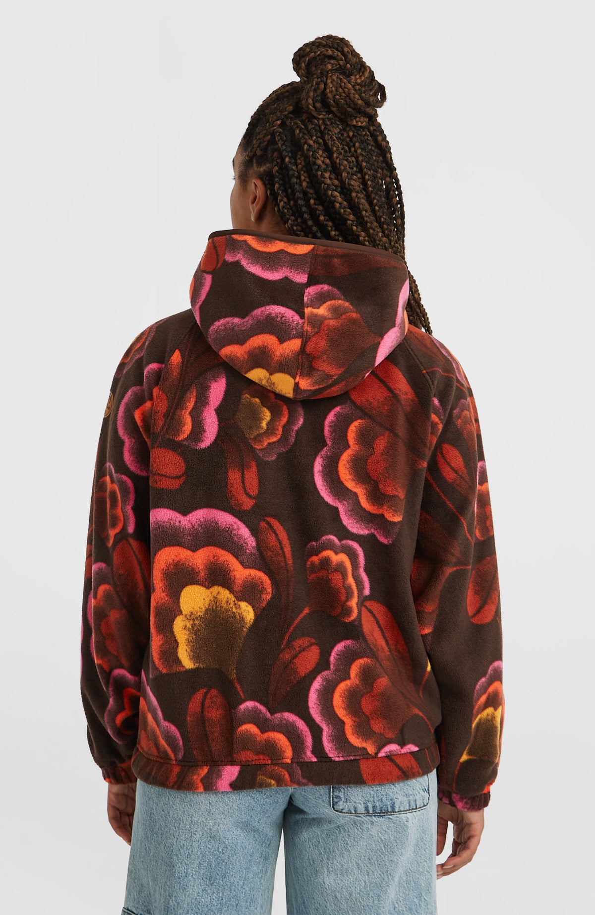 Sweat à capuche superfleece O'Riginals | Brown Originals Flower