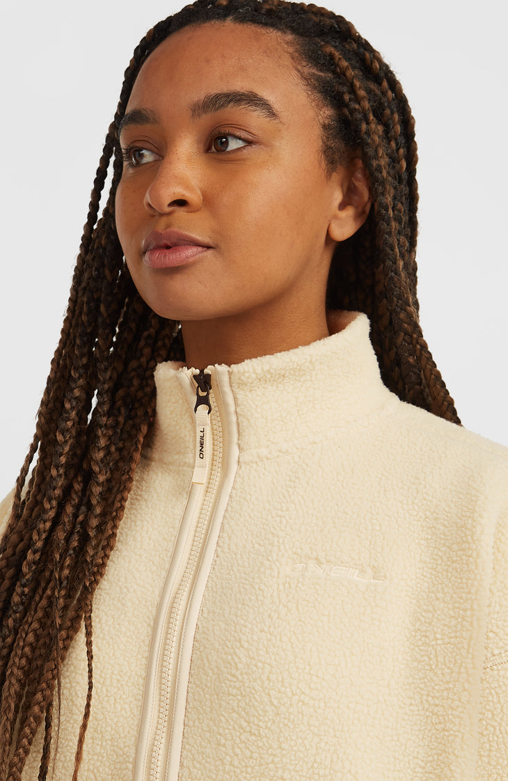 Polaire à poils longs et zip intégral Must-Have | Macaron