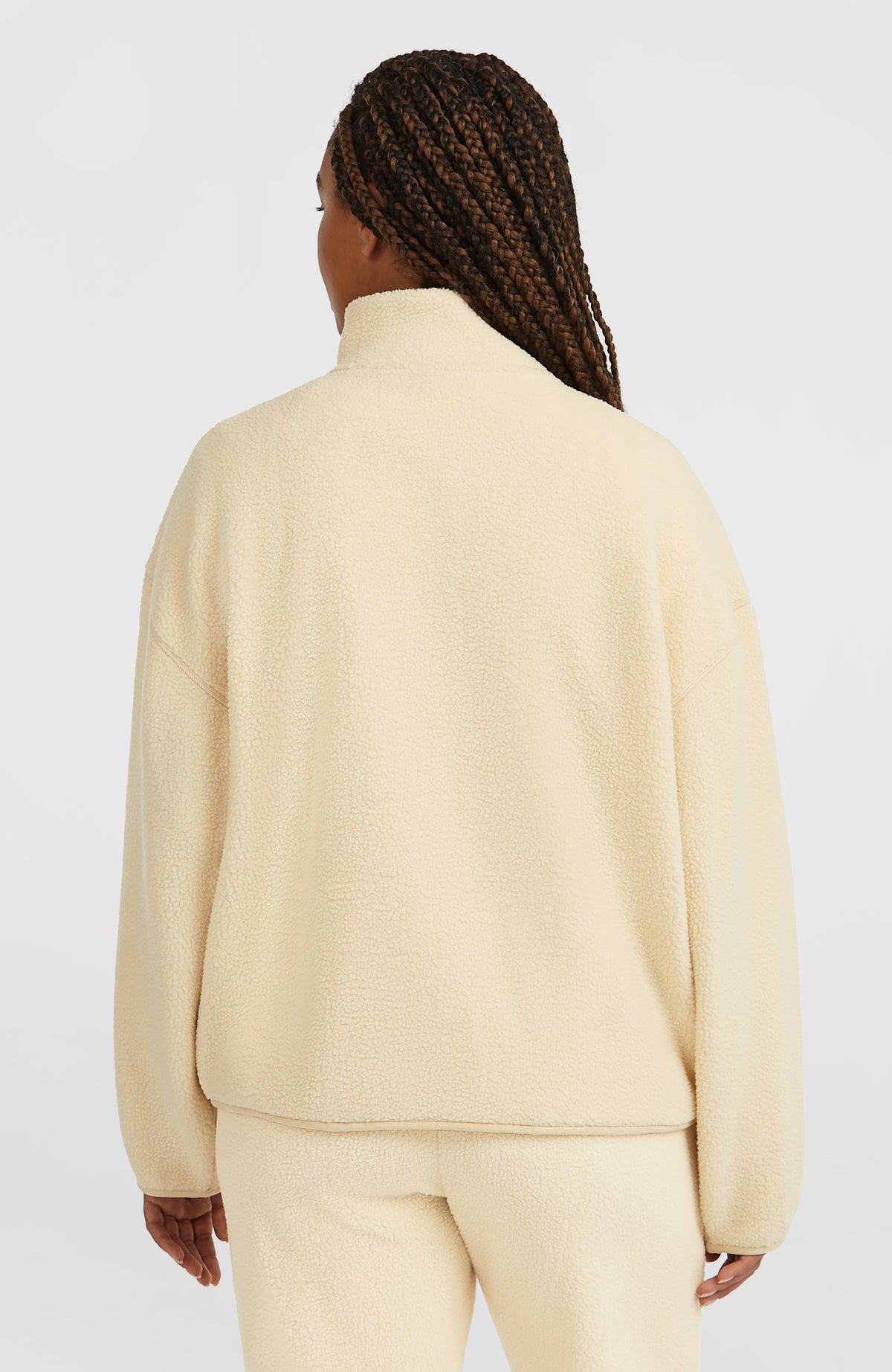 Polaire à poils longs et zip intégral Must-Have | Macaron