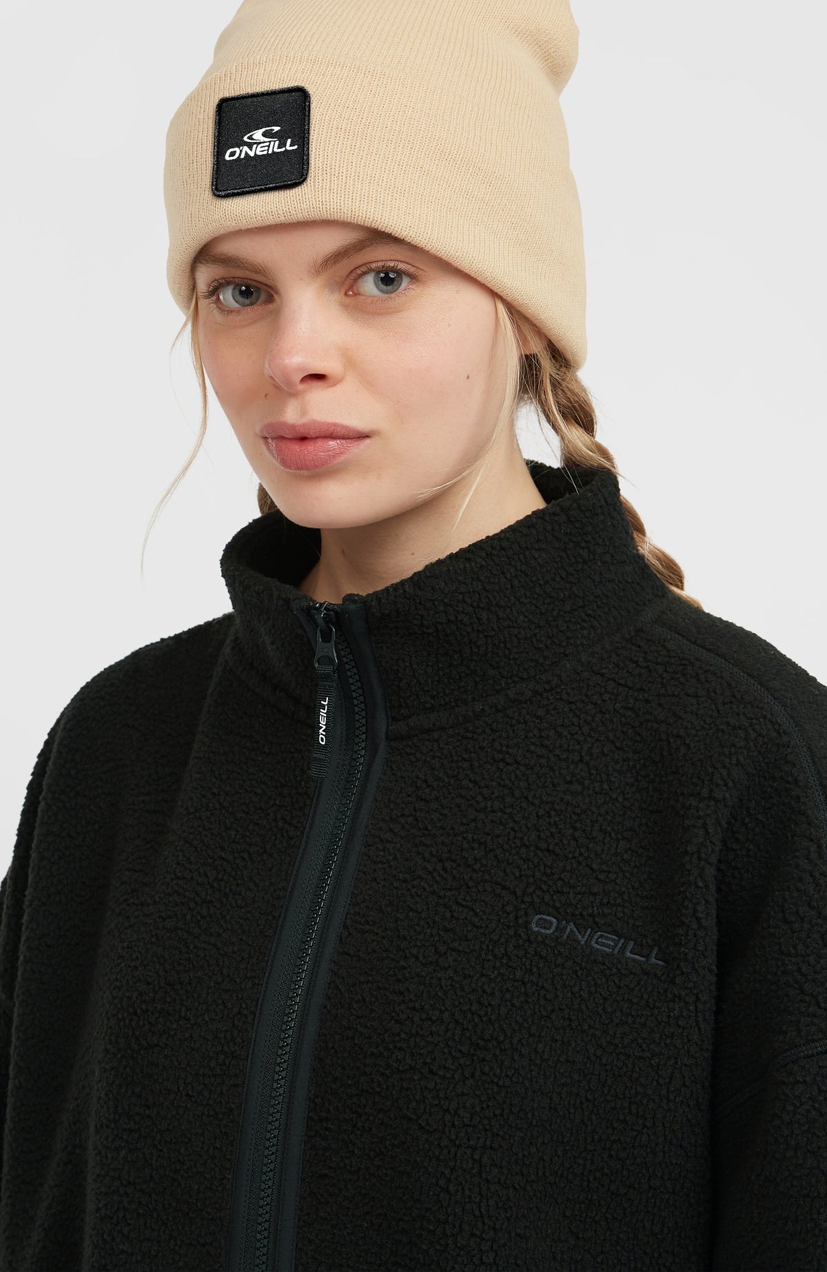 Polaire à poils longs et zip intégral Must-Have | Black Out