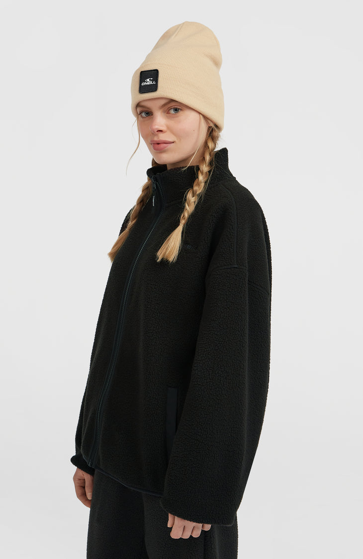 Polaire à poils longs et zip intégral Must-Have | Black Out