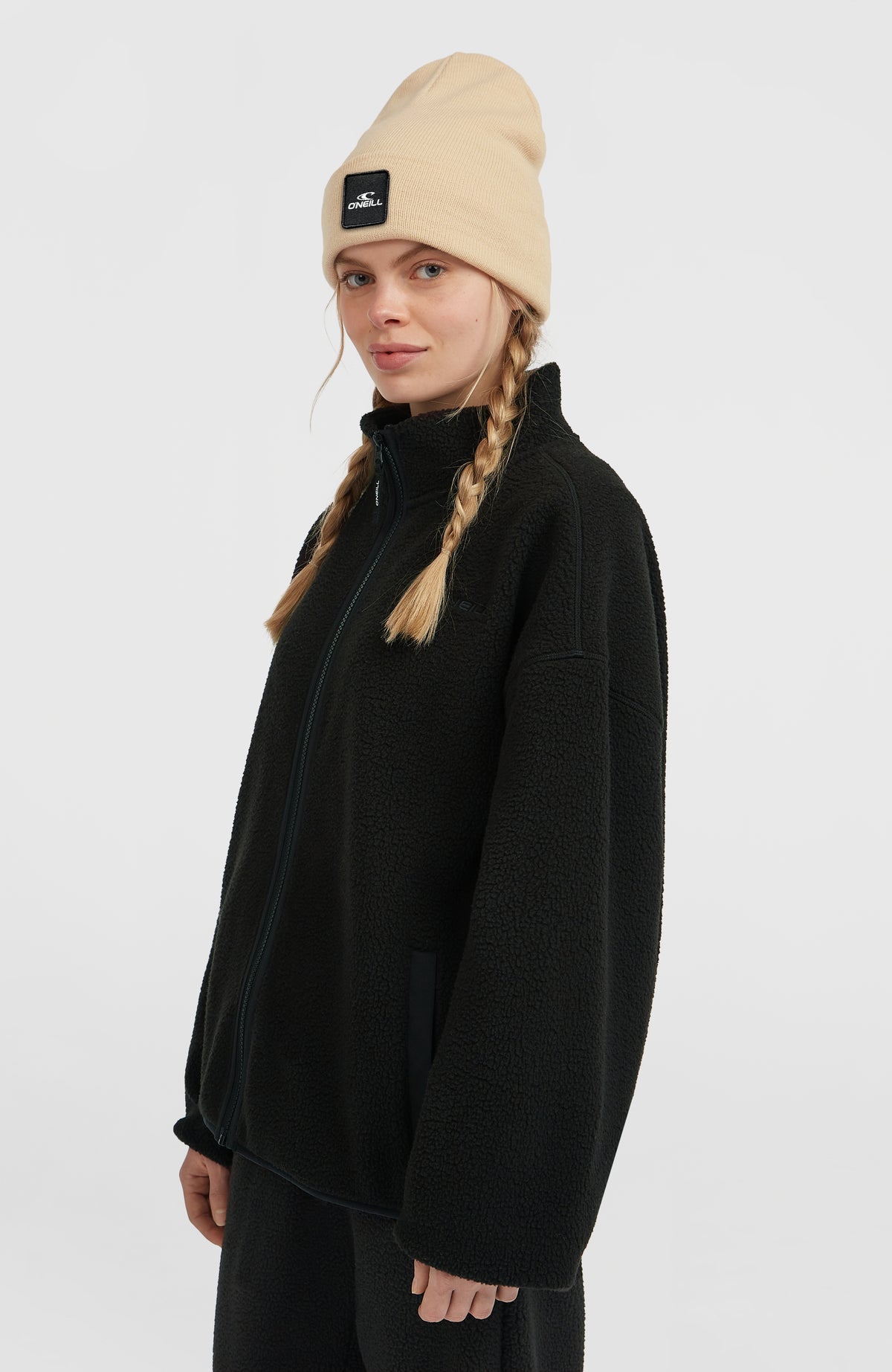 Polaire à poils longs et zip intégral Must-Have | Black Out