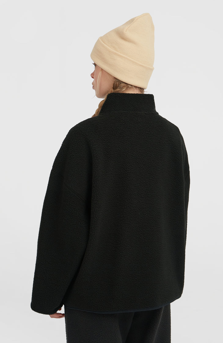 Polaire à poils longs et zip intégral Must-Have | Black Out