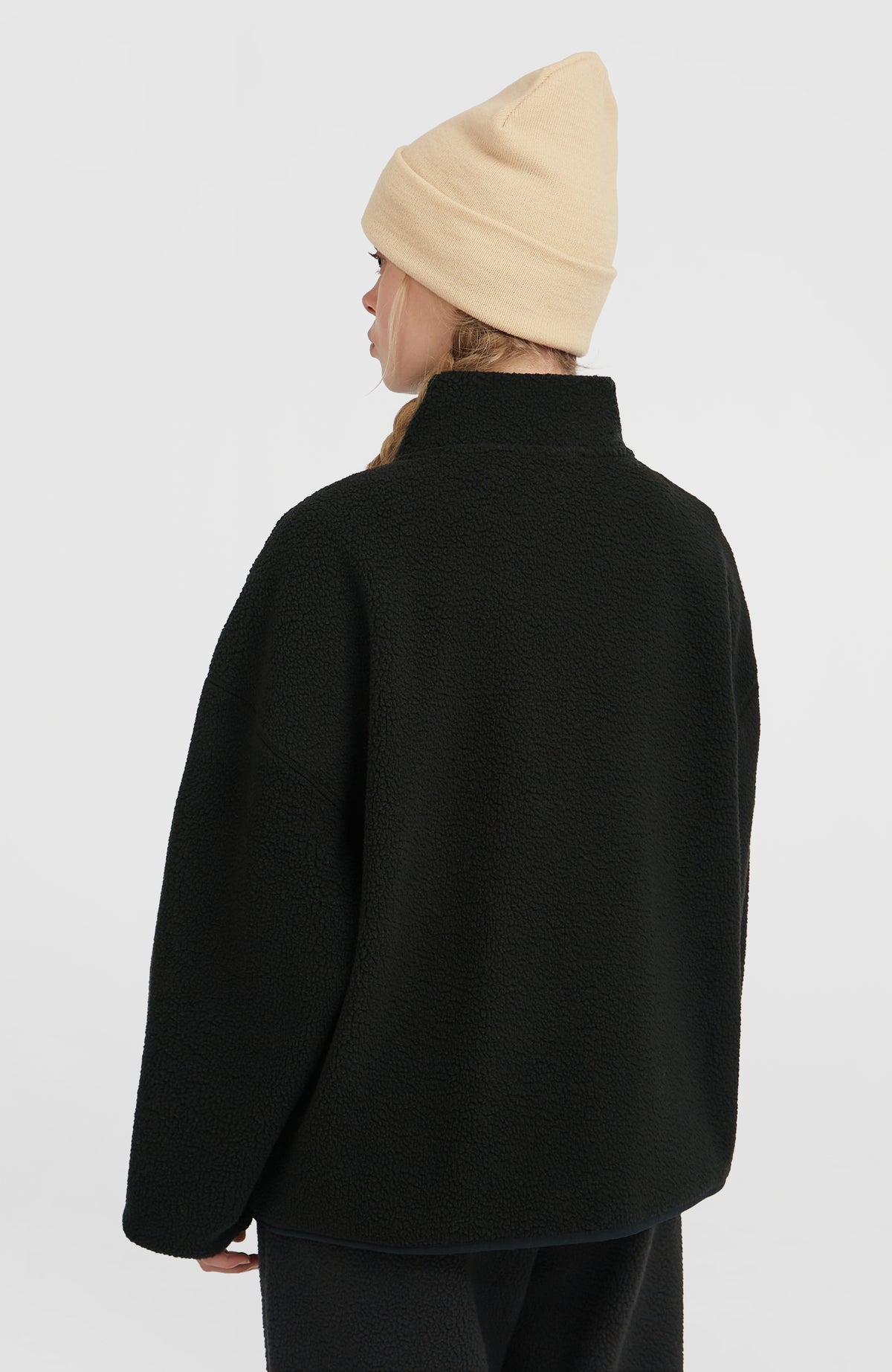 Polaire à poils longs et zip intégral Must-Have | Black Out
