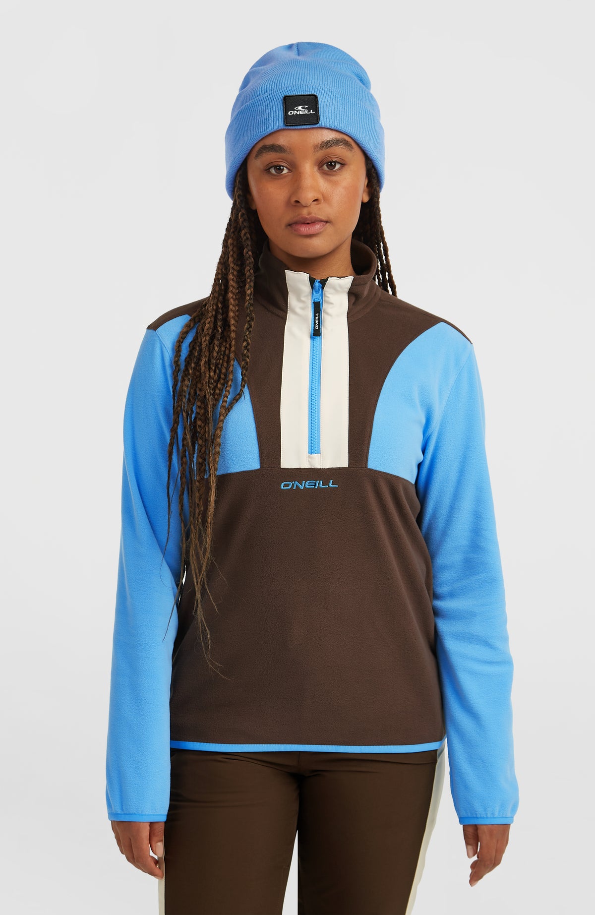 Polaire à col demi-zip FWC'Cruz Triple Polartec® | Blue Poppy Colour Block