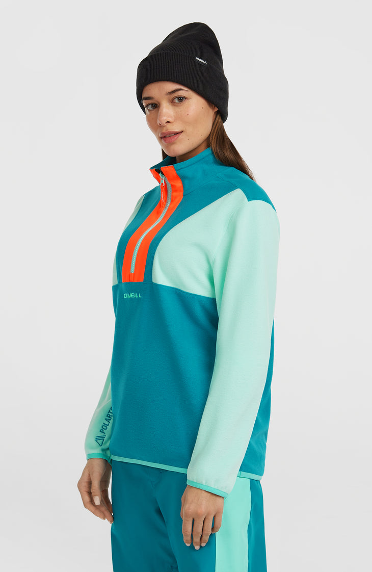 Polaire à col demi-zip FWC'Cruz Triple Polartec® | Retro Mint Colour Block