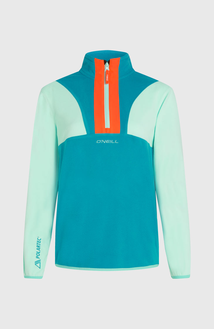 Polaire à col demi-zip FWC'Cruz Triple Polartec® | Retro Mint Colour Block