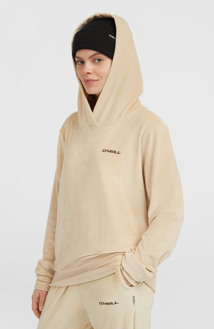 Sweat à capuche en velours FWC'Cruz | Macaron