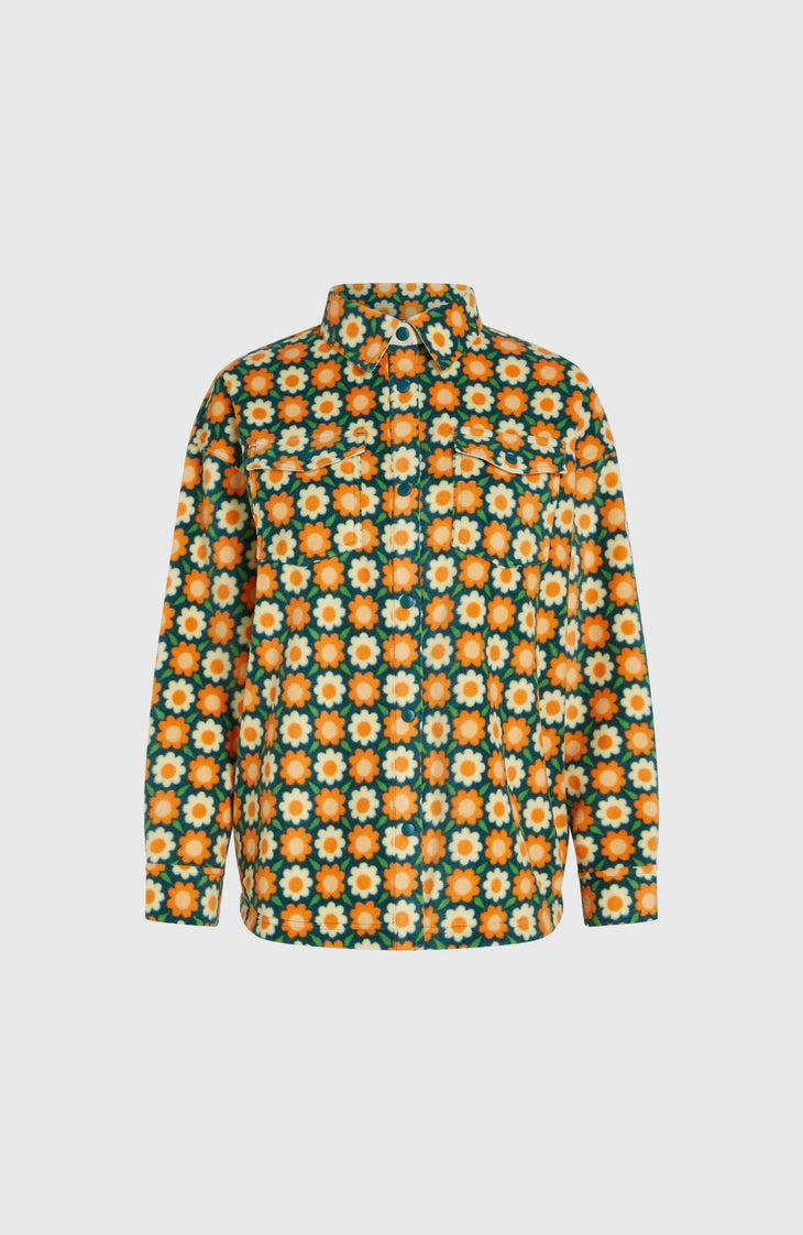 Chemise O'Riginals Superfleece | Green Retro Flower