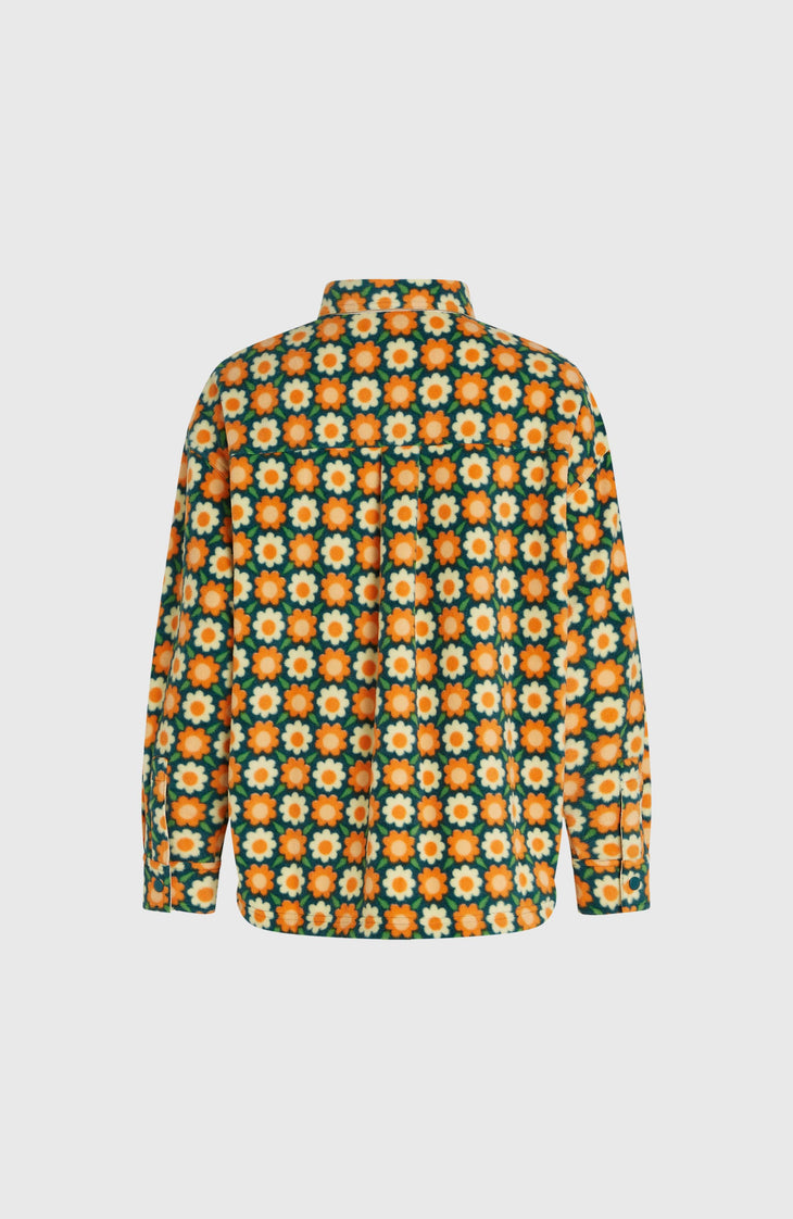 Chemise O'Riginals Superfleece | Green Retro Flower