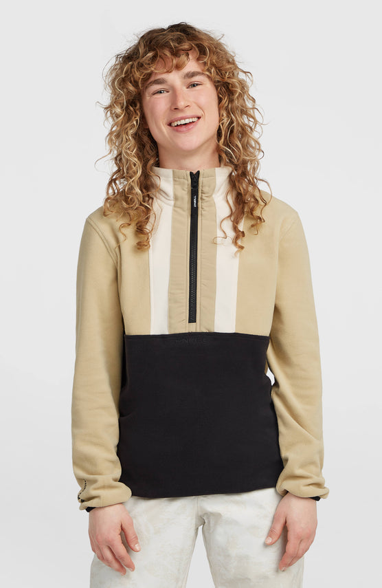 Polaire à col demi-zip FWC'Cruz Triple Polartec® | Olive Blush Colour Block