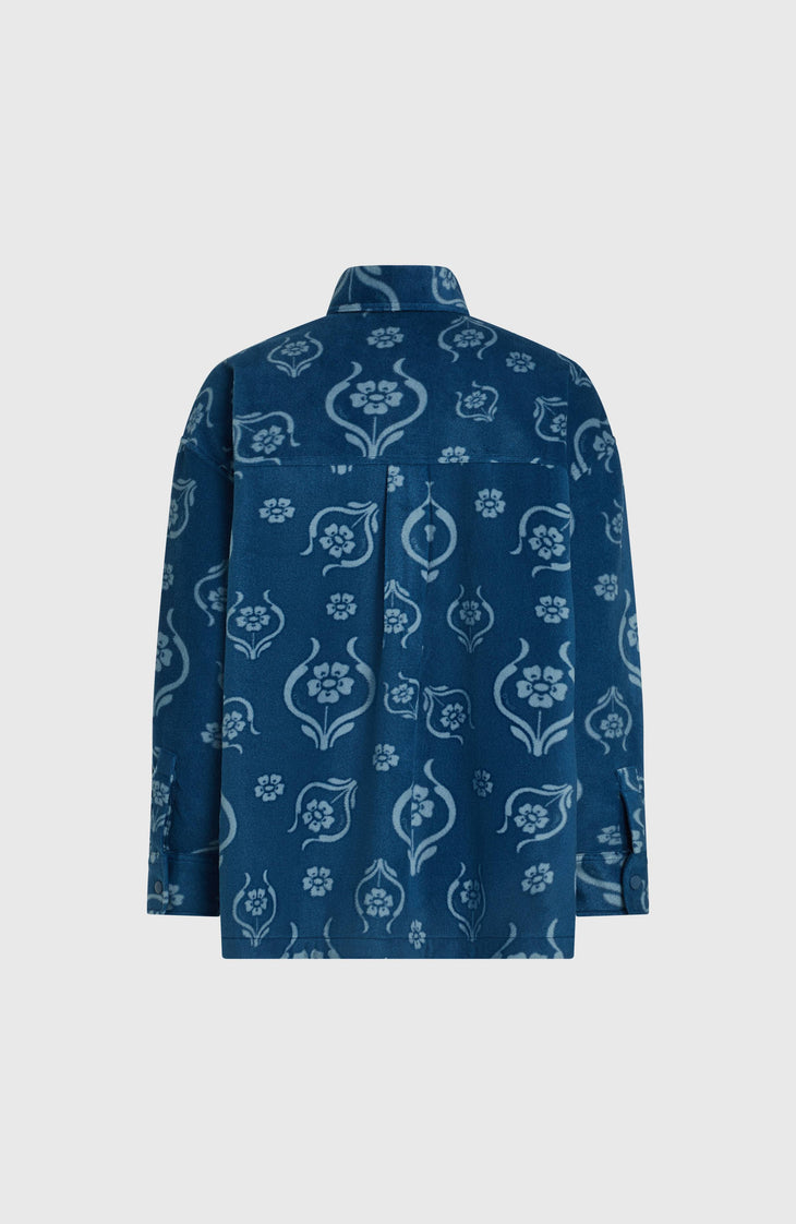 Chemise superfleece O'Riginals | Blue Artdeco Floral
