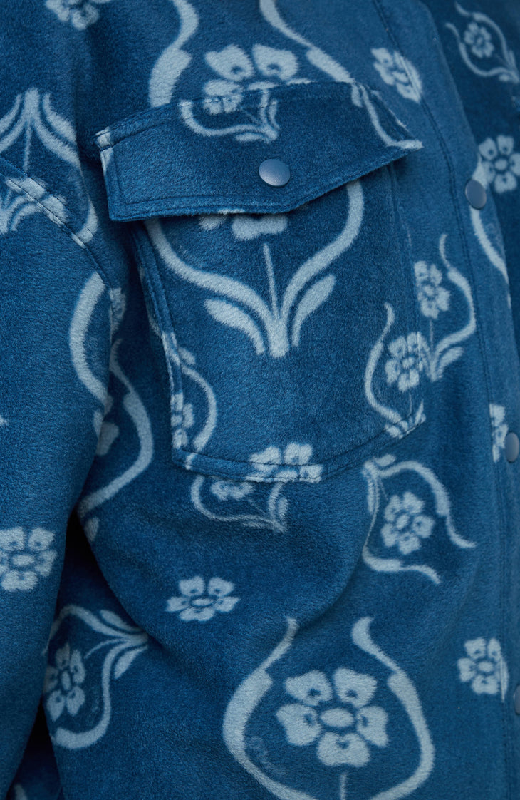 Chemise superfleece O'Riginals | Blue Artdeco Floral