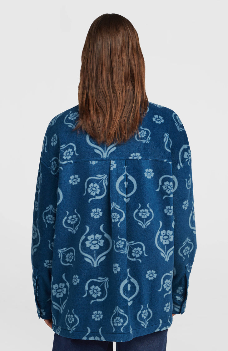 Chemise superfleece O'Riginals | Blue Artdeco Floral