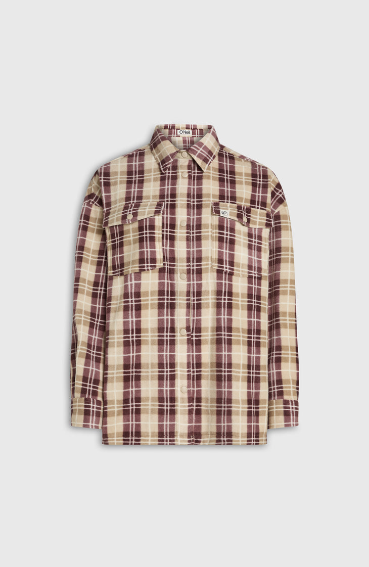Chemise superfleece O'Riginals | Beige Check Flannel