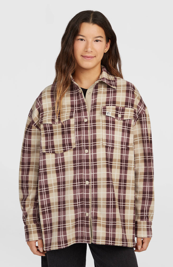 Chemise superfleece O'Riginals | Beige Check Flannel
