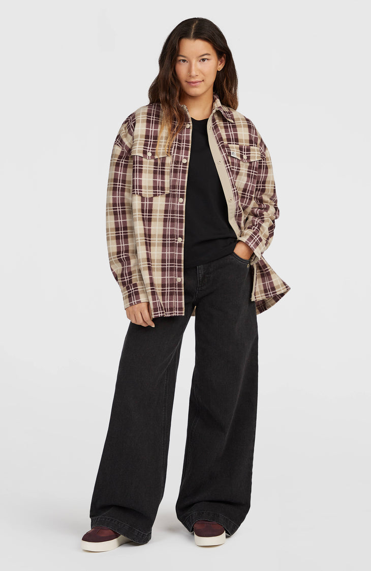 Chemise superfleece O'Riginals | Beige Check Flannel
