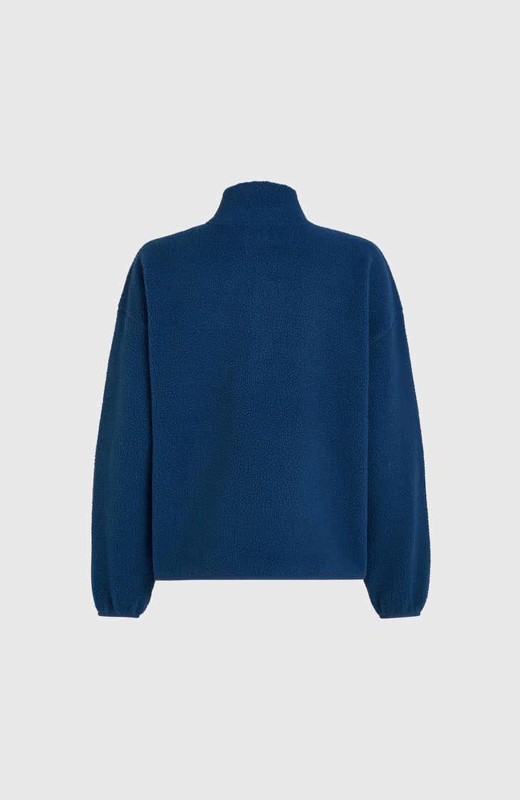 Polaire à poils longs et zip intégral Must-Have | Regal Blue