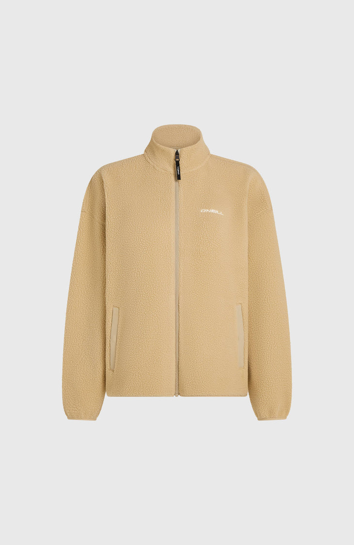 Polaire à poils longs et zip intégral Must-Have | Olive Blush