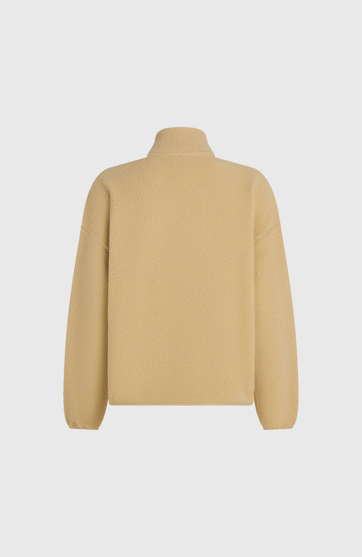 Polaire à poils longs et zip intégral Must-Have | Olive Blush