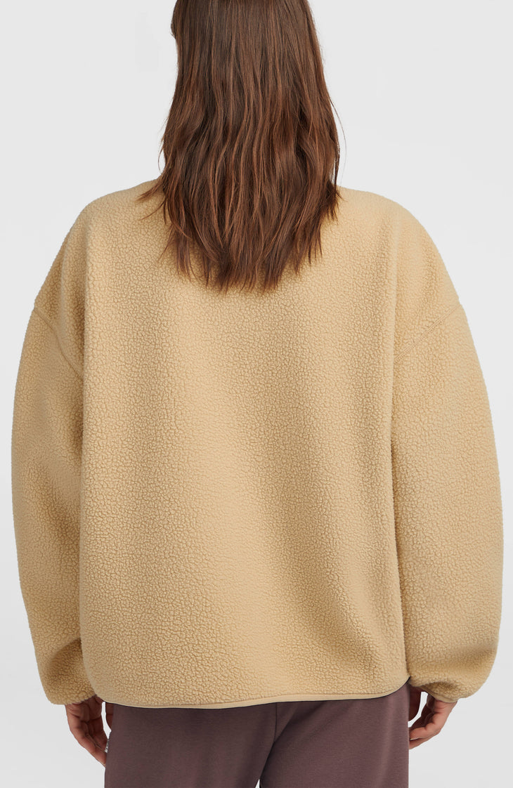 Polaire à poils longs et zip intégral Must-Have | Olive Blush