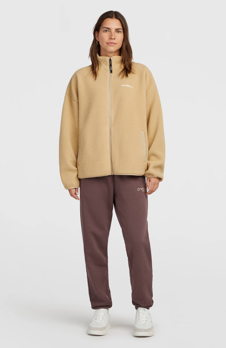 Polaire à poils longs et zip intégral Must-Have | Olive Blush